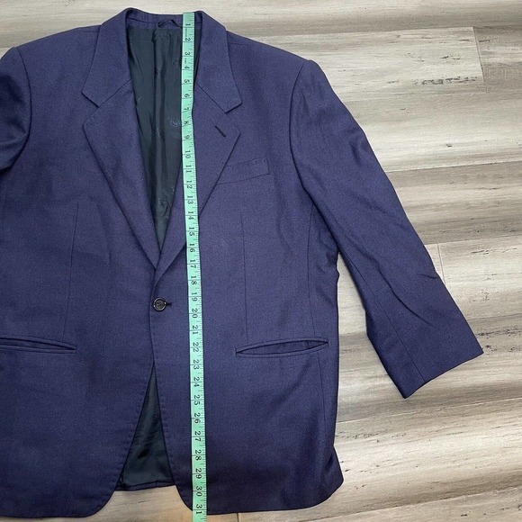 Men's Piacenza Silk Cashmere Blazer Navy Size 44 - Picture 6 of 6
